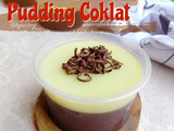 Pudding Coklat dengan Vla homemade