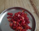 A picture of step 1 of Cherry juice recipe.