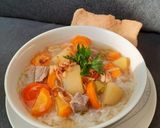 Foto langkah ke 5 dari resep Nasi Sup Daging.