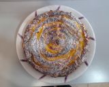 Foto del paso 8 de la receta: Tarta brioche rellena de crema de almendras y pastelera