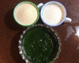 A picture of step 3 of Green Laddoo.