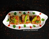 A picture of step 6 of Ragi Dhokla.