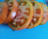 Foto del paso 1 de la receta: Tomate a la plancha con Mozzarella