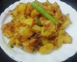 A picture of step 6 of Potato Bhurji.