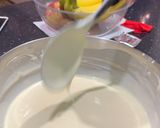 A picture of step 2 of Basque Cheesecake.