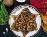 A picture of step 7 of Stuffed Aloo Palak Paratha (Punjabi Style).