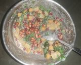A picture of step 5 of Sweet Potato Chana Oil Free Chat.