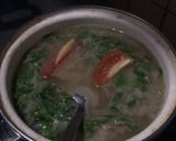 Foto langkah ke 4 dari resep Bobor selada air(Selada air masak santan).