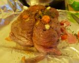 Pas rețetă Carne de porc, vită și piept de curcan în folie la cuptor 5 fotografie