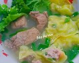 Hình bước làm 5 của món Hoành thánh tôm thịt sườn non