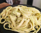 Foto del paso 5 de la receta: Pasta con pollo en crema poblana
