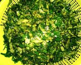 A picture of step 1 of Beans and yam porridge.