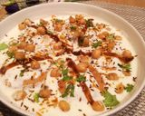 A picture of step 4 of Mix chat (dahi bara n chana).