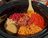 A picture of step 6 of Crockpot Calico Beans.