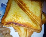 A picture of step 5 of Chicken skin toast #AuthorMarathon.