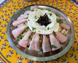 Une image de l'étape 16 de Salade d'endives à la mortadelle, concombre, tomate et mozzarella.