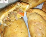 A picture of step 7 of Samosa mix fish pie.