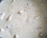 Une image de l'étape 4 de Escalope de poulet au Roquefort.