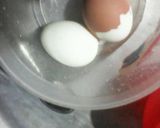 A picture of step 3 of Boiled eggs with kachumbari.