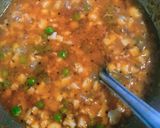 A picture of step 3 of Raw turmeric sabji.