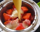 A picture of step 2 of Papaya Pudding.