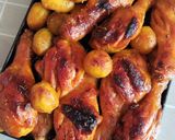 Foto langkah ke 5 dari resep Ayam bakar Madu + kentang.