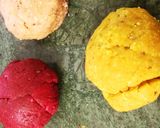 A picture of step 9 of Coconut's Colourful mathri and namakpare.