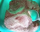 A picture of step 2 of Chocolate Brownie (no eggs).