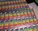 Foto langkah ke 6 dari resep Lidah Kucing Rainbow.