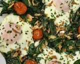 Foto del paso 8 de la receta: Espinacas con huevos y tomate cherry
