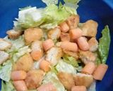 A picture of step 2 of Chicken Nugget Salads.