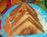 वेज चीज सँडविचेस (veg cheese sandwiches recipe in marathi) रेसिपी स्टेप 3 फोटो