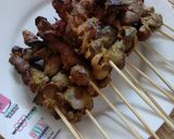 Foto langkah ke 3 dari resep Sate hati dan rempela ayam.