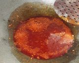A picture of step 3 of Kashmiri dum aloo.