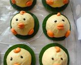 Foto langkah ke 8 dari resep Bakpao Labu Kuning Isi Ubi Ungu Keju (1210).