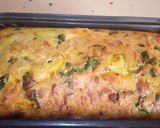 Foto del paso 3 de la receta: Pastel de calabacín, pollo, bacon y espinacas 😍😍