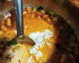 A picture of step 4 of Bhagar khichadi.
