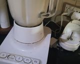 A picture of step 2 of Honey dew Melon juice.