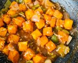 A picture of step 6 of Paneer Manchurian.