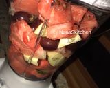 A picture of step 1 of 3ple Fruits juice.