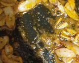 A picture of step 4 of Kadai paneer.