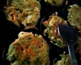 A picture of step 5 of Healthy Veggie Pancakes.