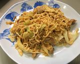 รูปขั้นตอนการทำที่ 8 ของ มาม่าผัดไข่เค็มหมู
