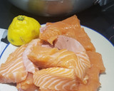 Foto del paso 2 de la receta: Pappardelle con salmón fresco en salsa de nata y yogur al eneldo y limón