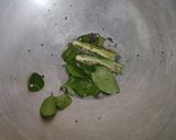 A picture of step 2 of Carrot Beans poriyal.