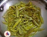 A picture of step 3 of Parval sabzi (Pointed Gourd Sabzi).