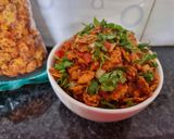 A picture of step 3 of Chana jor garam.