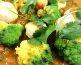 Grilled scallops /split peas dhal/ romanesco cauliflower recipe step 12 photo
