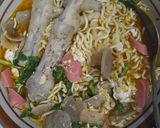 Foto langkah ke 6 dari resep Mie seblak ceker.