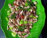 Foto langkah ke 3 dari resep Oseng Cumi Asin Pete.